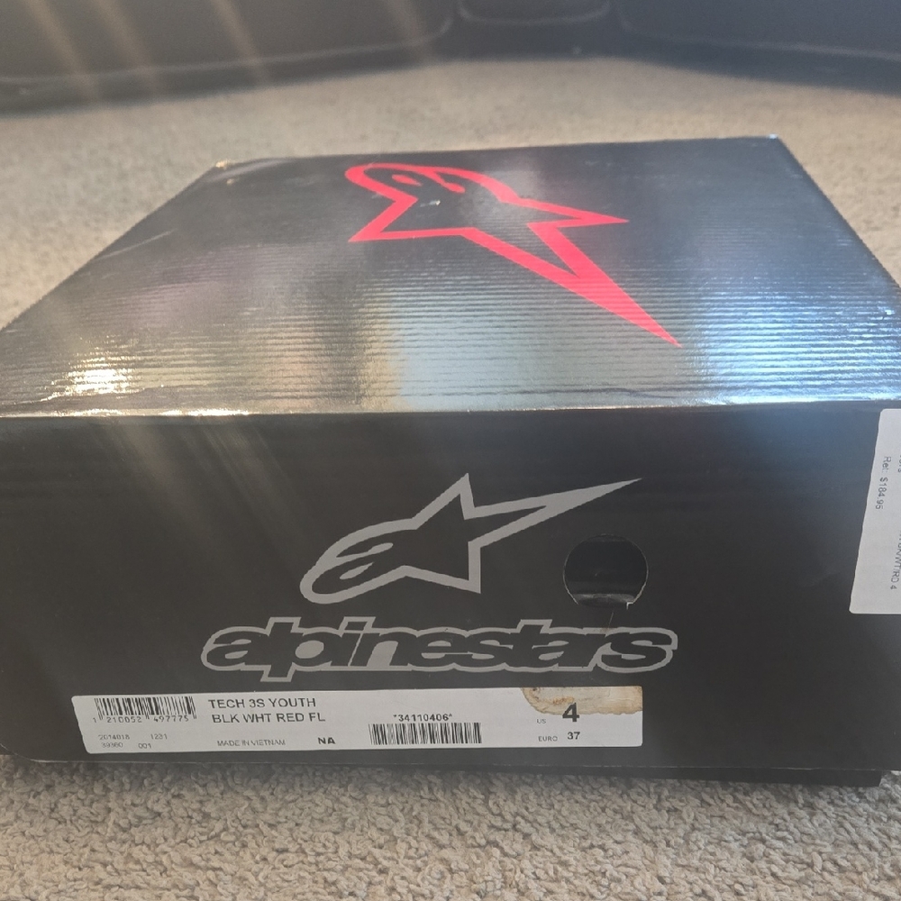 Alpinestars Black and Red Box